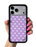 Polka Dot | Lavender and White iPhone Case
