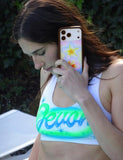 Pastel Plumeria iPhone Case