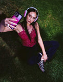Hot Pink Aura iPhone Case