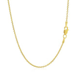 14k Yellow Gold Forsantina Lite Cable Link Chain 1.5mm