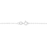 14K White Gold 2.00 Cttw Brilliant Round-Cut Diamond 7 Stone Flower Cluster 18" Pendant Necklace (H-I Color, SI2-I1 Clarity)
