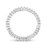 14K White Gold 1.0 Cttw Princess Diamond Eternity Band Ring