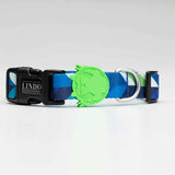 Lindo Blue Dream Adjustable Dog Collar for Medium Breeds 37-56cm