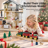 Tiny Land® Christmas Express Wooden Train Accessory Set