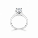 IGI Certified 14K White Gold 2.0 Cttw Round Lab Grown Diamond Solitaire Engagement Ring