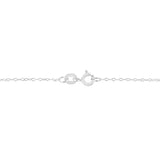 AGS Certified 10K White Gold 1/3 Cttw Bezel Set Round Diamond Solitaire 16-18" Adjustable Pendant Necklace (I-J Color, SI1-SI2 Clarity)