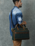 Canvas Green Briefcase