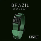 Lindo Brazil Dog Collar Stylish Daily Design Small 30-44cm