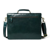 Tuscany Italian Leather Briefcase, Green