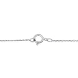 14K White Gold 3/8 Cttw Heart-Shaped Diamond Classic Solitaire 18" Pendant Necklace (H-I Color, VS2-SI1 Clarity)