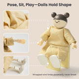Tiny Land® Sweetwood Love Dollhouse & Wooden Dollhouse Dolls