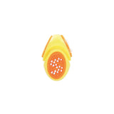 M-Pets Dental Squeaky Ruby Ball Dog Toy with Toothbrush Bristles