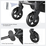 Momfann 3-in-1 Stroller Wagon for Kids & Pets