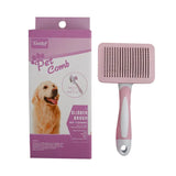 Orijin Yingte Retractable Slicker Brush for Cats & Dogs Pink Small