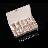 PRO-X Soft Gel Nail Tips 14 - Natural Coffin Medium - 14 Sizes | 600pc
