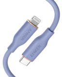 Anker <b>641</b> USB-C to Lightning Cable (Flow, 3 ft Silicone)