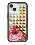Blue Floral Stud iPhone Case