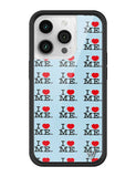 I Heart Me | Blue iPhone Case