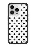 Polka Dot | White and Black iPhone Case