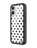 Polka Dot | White and Black iPhone Case