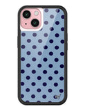 Polka Dot | Blue and Navy Blue iPhone Case