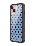 Polka Dot | Blue and Navy Blue iPhone Case
