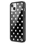 Polka Dot | Black and White iPhone Case