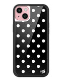 Polka Dot | Black and White iPhone Case