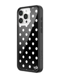 Polka Dot | Black and White iPhone Case