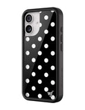 Polka Dot | Black and White iPhone Case