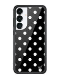 Polka Dot | Black and White Samsung Galaxy Case