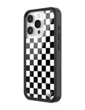 Checkers | Black iPhone Case