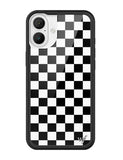 Checkers | Black iPhone Case