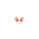 14k Rose Gold Round Stud Earrings (5.0 mm)