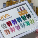 *Bundle DIVA 9D Cat Eye Glassball – 12 Set