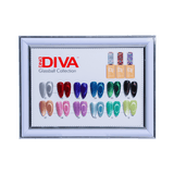 DIVA Framed Color Chart — 9D Cat Eye Glassball