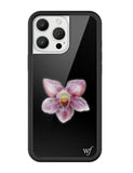 Orchid | Black iPhone Case
