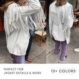 Oil Tanned Leather Fringe: Sold by the Foot