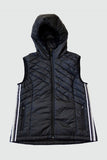 Powerstripe Eco-Friendly Down Hooded Vest
