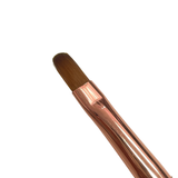 Oval Gel Nail Brush 8.5mm - Rose Pink Bowtie