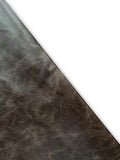 Chocolate Distressed Cowhide – Chrome-Tanned Automotive and Furniture Upholstery Leather, Waxed Protective Finish, Top Grain, 1.0–1.2 mm (~3 oz), ~45 Sq Ft Whole Hide