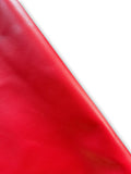 Red Italian Nappa Lambskin – Chrome-Tanned, Semi-Aniline Finish, 0.8–0.9 mm (2 oz), ~7 - 10 Sq Ft