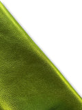Metallic Natural Grain Chrome-Tanned Cowhide – Metallic Foil Finish, 1.1–1.3 mm (3 oz), ~20 Sq Ft