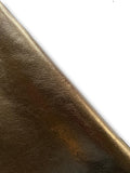 Metallic Natural Grain Chrome-Tanned Cowhide – Metallic Foil Finish, 1.1–1.3 mm (3 oz), ~20 Sq Ft