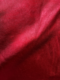 Red Metallic Natural Grain Chrome-Tanned Cowhide – Metallic Foil Finish, 1.1–1.3 mm (3 oz), ~20 Sq Ft