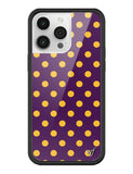 Polka Dot | Purple and Yellow iPhone Case