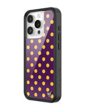 Polka Dot | Purple and Yellow iPhone Case
