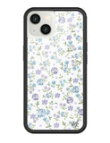 Lilac and Blue Floral iPhone Case