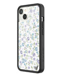 Lilac and Blue Floral iPhone Case