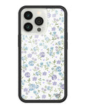 Lilac and Blue Floral iPhone Case